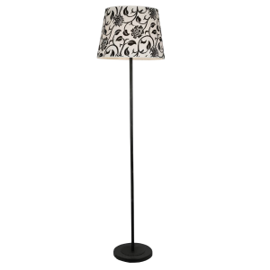 Natural Lamp Single Stand With Floral Design Decorative (13067)