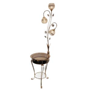 Modern Floor Lamp with a Small Side Table Round Shape Decorative (15837)
