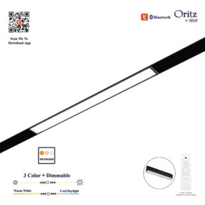 Oritz by Imitos Magnetic Track Light with Smart AI System 3C+Dimm