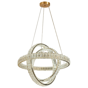 Crystal Luxury Round Chandelier Modern Led Pendant Lamp (D8886/2) 600MM