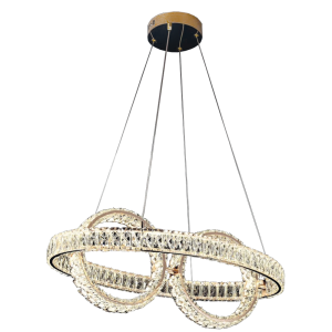 Crystal Round Chandelier Modern Led Pendant Lamp (D8892/3) 800MM