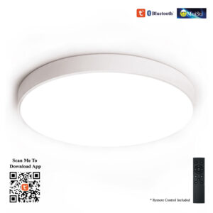 Smart Home System AI Surface Mounted Ceiling Led Light 3C - TUYA App , Bluetooth, Remote Control (ZN8101)