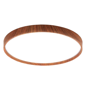 Ceiling Light Modern LED Panel Light Wooden Case - Walnut Color , Smart AI - Tuya App - Bluetooth , 120W (ZN8112)