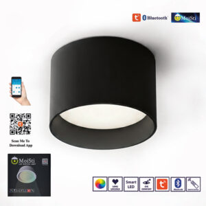 Led Smart Home System AI Round Surface Ceiling Light 3C - TUYA App , Bluetooth, Remote Control (ZN8116)