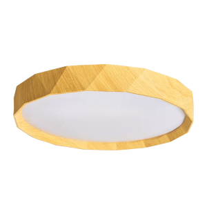 Ceiling Light Modern LED Panel Light Wooden Case , Smart AI - Tuya App , 120W (ZN8118)