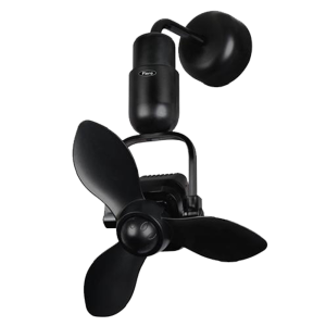 FIERO.TINY16' Wall Mount Fan Remote Control with 3 ABS Blades and 12 Speed