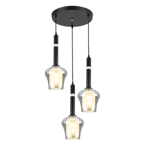 Pendant Light With 3 Elegant Glass (9591/3)