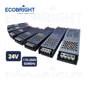 ECOBRIGHT LED Power Supply 24V 8.3A+- MAX (SLIM)